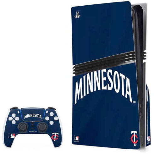 MLB Minnesota Twins Alternate/Away Jersey PS5 Pro Disk Bundle  Skin